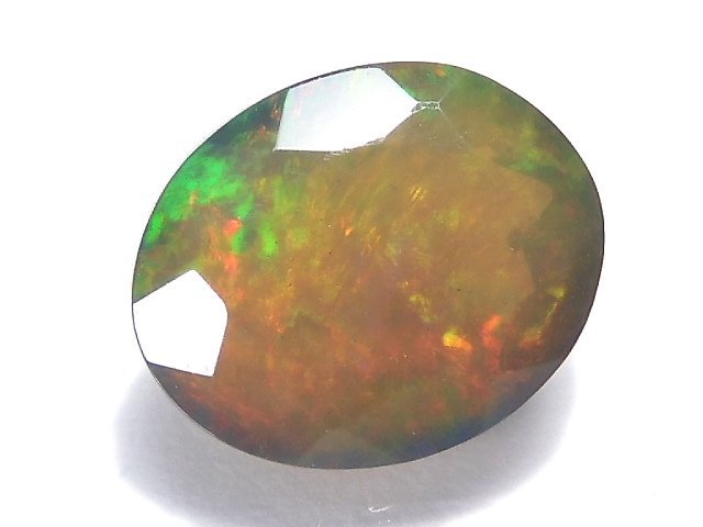 [Video][One of a kind] High Quality Black Opal AAA Loose stone Faceted 1pc NO.155