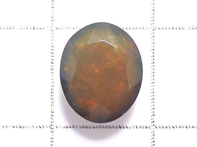 [Video][One of a kind] High Quality Black Opal AAA Loose stone Faceted 1pc NO.155