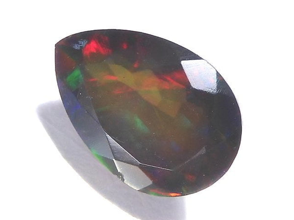 [Video][One of a kind] High Quality Black Opal AAA Loose stone Faceted 1pc NO.158