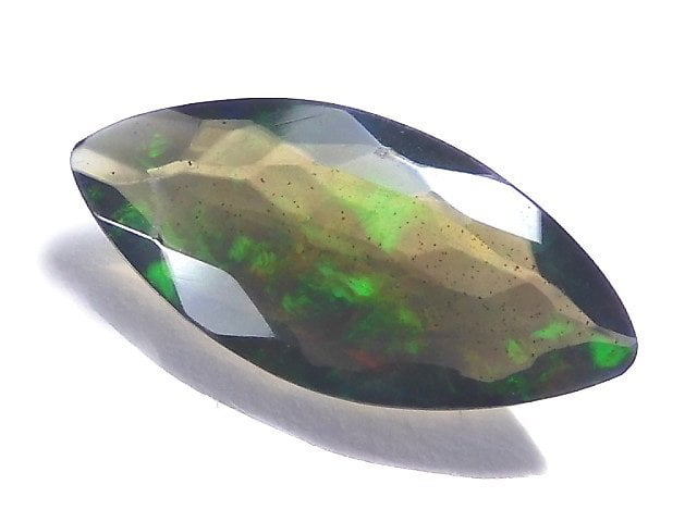 [Video][One of a kind] High Quality Black Opal AAA Loose stone Faceted 1pc NO.159