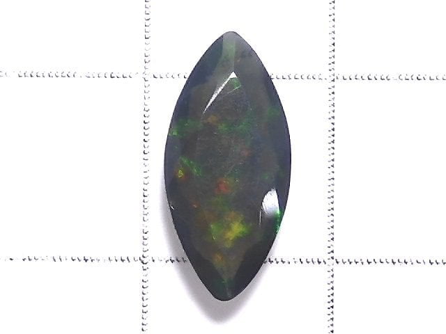 [Video][One of a kind] High Quality Black Opal AAA Loose stone Faceted 1pc NO.159