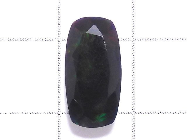 [Video][One of a kind] High Quality Black Opal AAA Loose stone Faceted 1pc NO.165