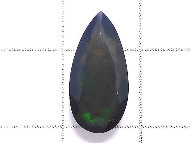 [Video][One of a kind] High Quality Black Opal AAA Loose stone Faceted 1pc NO.166