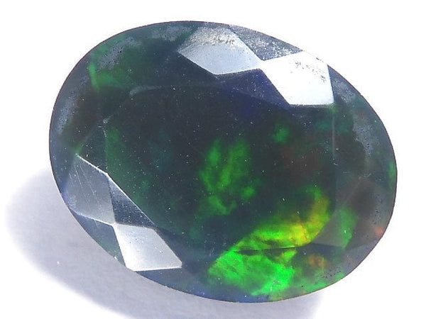 [Video][One of a kind] High Quality Black Opal AAA Loose stone Faceted 1pc NO.169