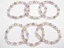 [Video]High Quality! Amethyst x Citrine AA++ Star Faceted Round 8mm Bracelet