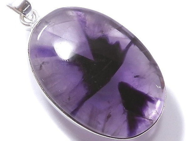 [Video][One of a kind] Trapiche Amethyst Pendant Silver925 NO.30