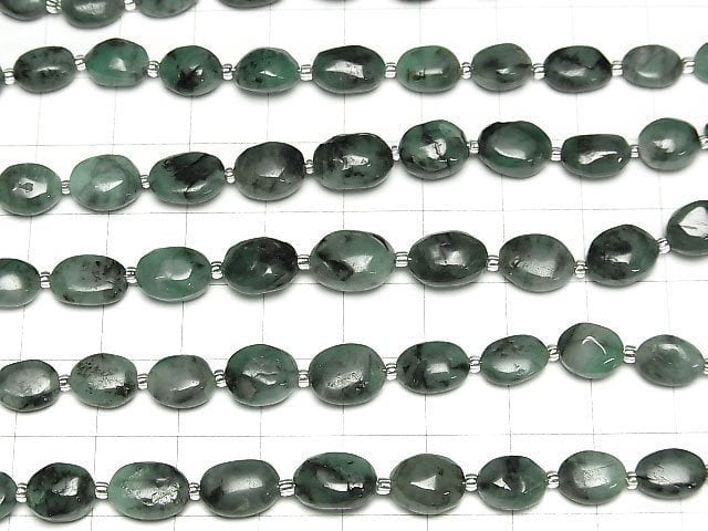 [Video] Brazilian Emerald AA++ Nugget 1strand beads (aprx.5inch/12cm)