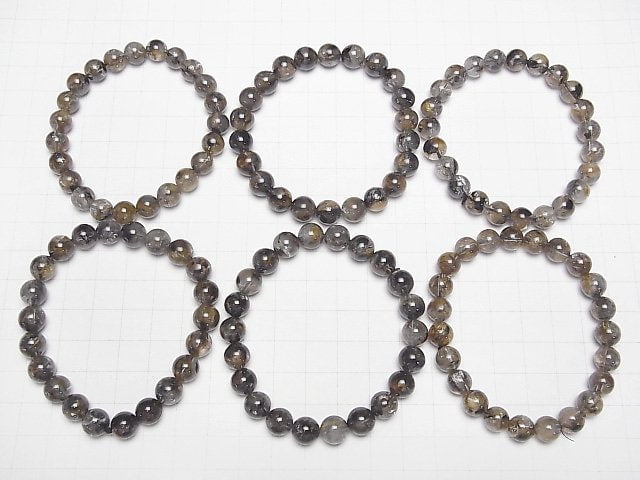 [Video]Diamond Quartz Round 8mm Bracelet