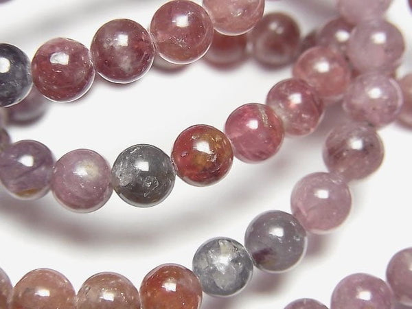 [Video] Multicolor Spinel AA Round 6mm Bracelet