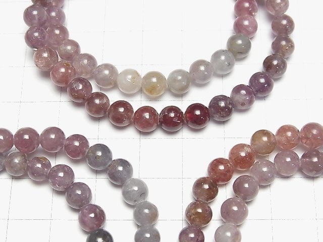 [Video] Multicolor Spinel AA Round 6mm Bracelet