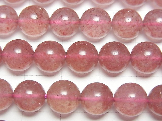 [Video]African Red Aventurine AAA Round 8.5mm 1strand beads (aprx.14inch/35cm)