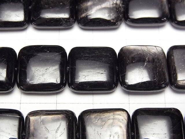 紫蘇輝石 AAA- 方形 14x14mm 半串或1串珠子 (約15英吋/36公分)