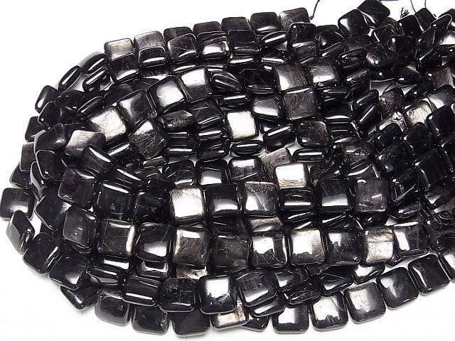 [Video]Hypersthene AAA- Square 14x14mm half or 1strand beads (aprx.15inch/36cm)