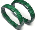 [Video]Malachite AA++ 2-hole Square 12x12mm 1strand (Bangle Bracelet)