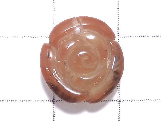 [Video][One of a kind] Tibetan Andesine AAA Rose 1pc NO.24