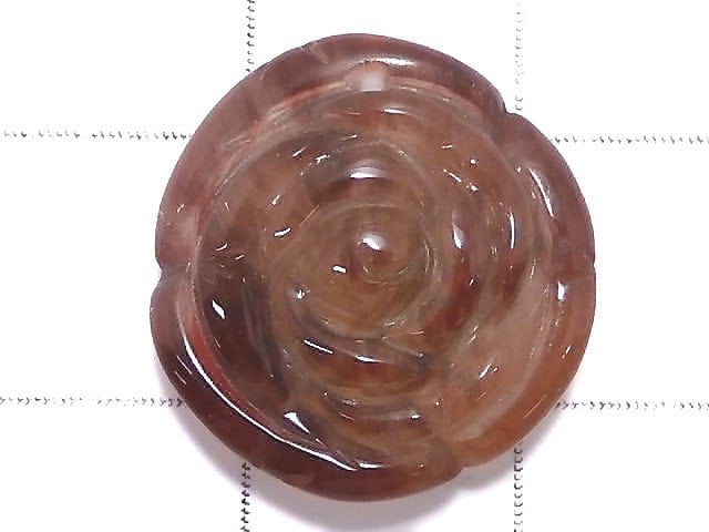 [Video][One of a kind] Tibetan Andesine AAA Rose 1pc NO.35