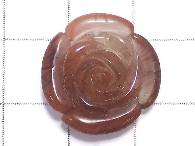 [Video][One of a kind] Tibetan Andesine AAA Rose 1pc NO.36