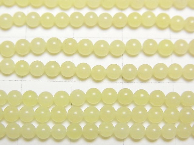 [Video] Olive Jade Round 3mm 1strand beads (aprx.15inch/38cm)