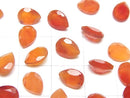 [Video]High Quality Carnelian AAA- Loose stone Pear shape Faceted 8x6mm 5pcs