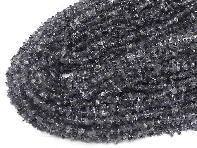 [Video]Iolite AA+ Chips (Small Nugget) 1 strand beads (aprx.33inch/82cm)