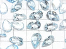 [Video] High Quality Sky Blue Topaz AAA- Loose Stone, Pear Shape, Faceted, 12x8mm, 1pc