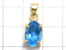 [Video][One of a kind] High Quality Swiss Blue Topaz AAA Pendant 18KGP NO.33