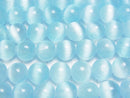 [Video]Selenite (Gypsum) Round 8mm [Light Blue] 1strand beads (aprx.15inch/37cm)