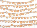 [Video]High Quality Spessartite Garnet AAA- Chestnut Faceted Briolette half or 1strand beads (aprx.3inch/7cm)