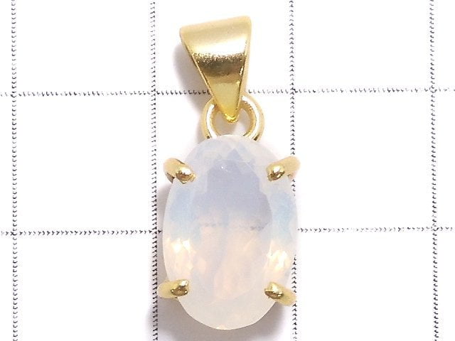 [Video][One of a kind] Moonlight Quartz AAA Pendant 18KGP NO.32