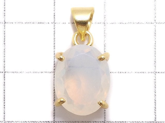 [Video][One of a kind] Moonlight Quartz AAA Pendant 18KGP NO.34