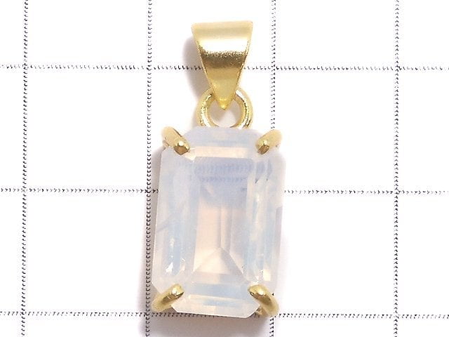 [Video][One of a kind] Moonlight Quartz AAA Pendant 18KGP NO.35