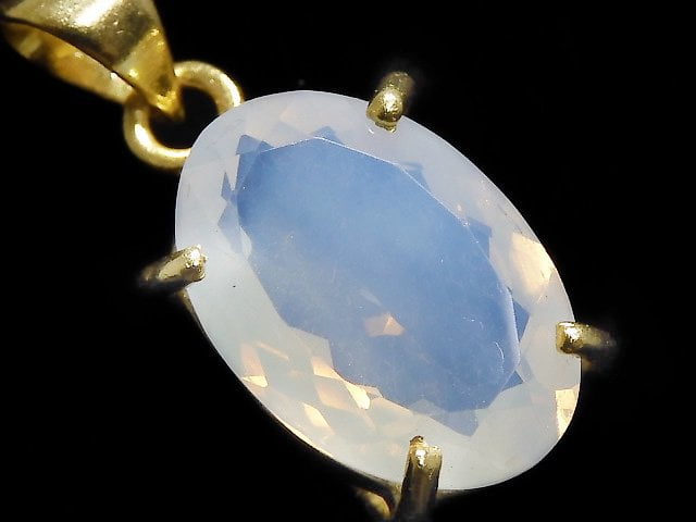 [Video][One of a kind] Moonlight Quartz AAA Pendant 18KGP NO.37