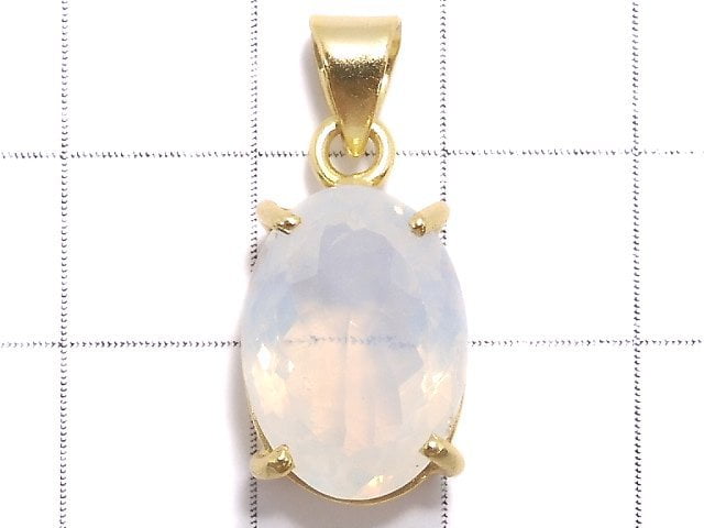 [Video][One of a kind] Moonlight Quartz AAA Pendant 18KGP NO.38