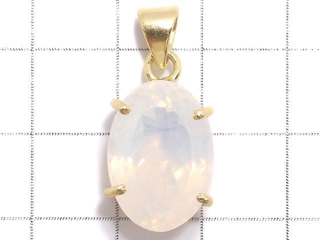 [Video][One of a kind] Moonlight Quartz AAA Pendant 18KGP NO.40