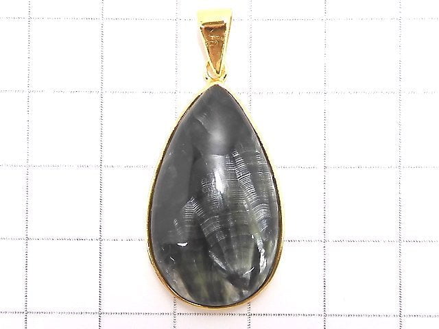 [Video][One of a kind] Seraphinite AAA Pendant 18KGP NO.33