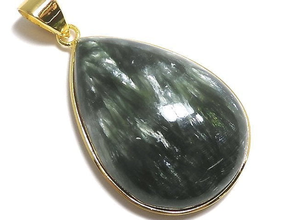 [Video][One of a kind] Seraphinite AAA Pendant 18KGP NO.35