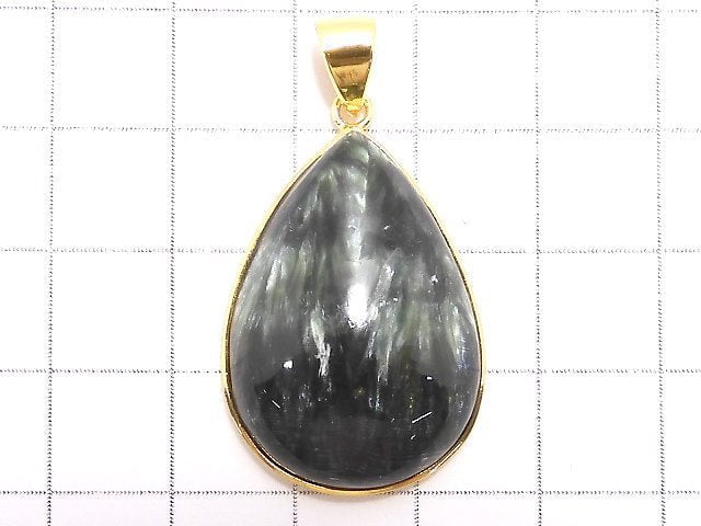 [Video][One of a kind] Seraphinite AAA Pendant 18KGP NO.35