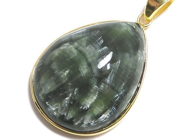 [Video][One of a kind] Seraphinite AAA Pendant 18KGP NO.37