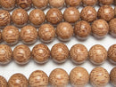 Wood Beads  Round (Semi Round )20mm 1strand beads (aprx.15inch/37cm)