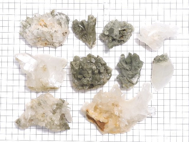 [Video][One of a kind] Himalayan Garden Quartz Cluster 10pcs Set NO.3