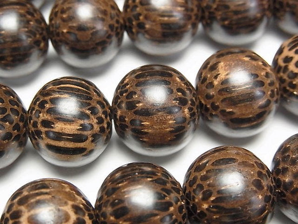 Wood Beads  Semi Round 15mm 1strand beads (aprx.15inch/38cm)