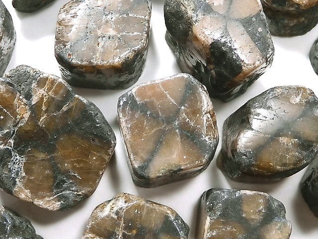 [Video][One of a kind] Chiastolite Nugget (Raw Stone) 18pcs Set NO.3