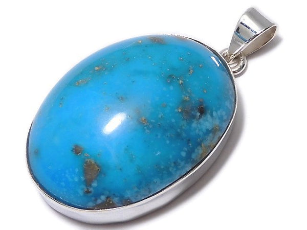 [Video][One of a kind] Persian Turquoise AA++ Pendant Silver925 NO.110