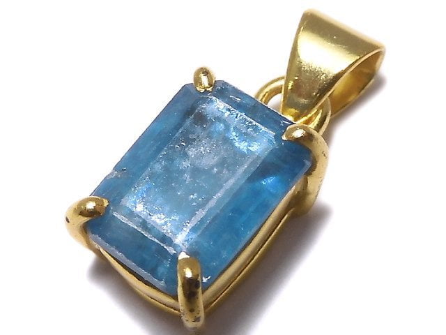 [Video][One of a kind] Indigo Blue Kyanite AAA- Pendant 18KGP NO.23