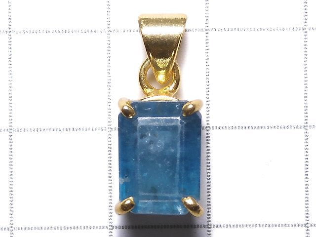 [Video][One of a kind] Indigo Blue Kyanite AAA- Pendant 18KGP NO.23