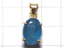 [Video][One of a kind] Indigo Blue Kyanite AAA- Pendant 18KGP NO.24