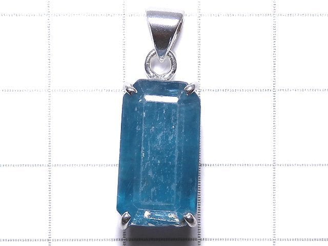 [Video][One of a kind] Indigo Blue Kyanite AAA- Pendant Silver925 NO.35