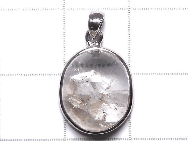 [Video][One of a kind] Crystal in Quartz Pendant Silver925 NO.23