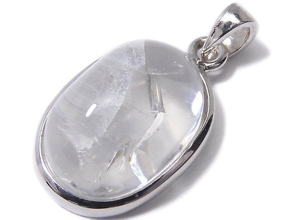 [Video][One of a kind] Crystal in Quartz Pendant Silver925 NO.26