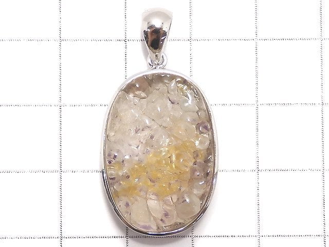 [Video][One of a kind] High Quality Hyalite Opal AAA- Pendant Silver925 NO.4